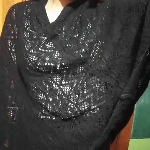 Super cute high low poncho